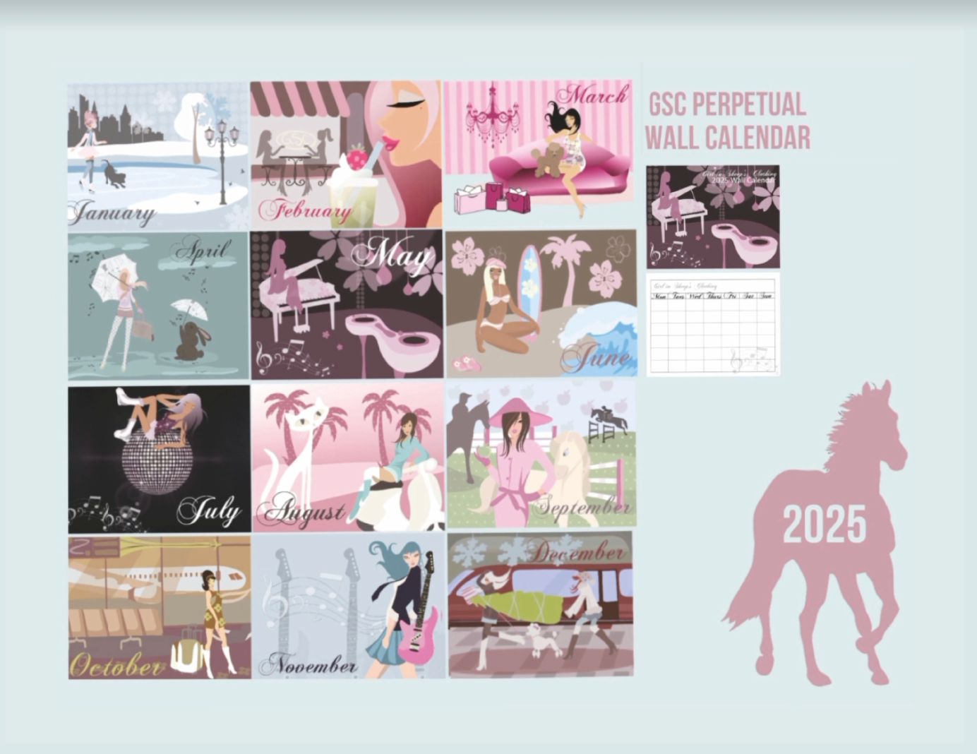 GSC 12 Month Calendar