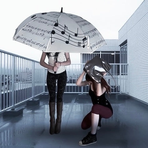 piano puppy umbrella