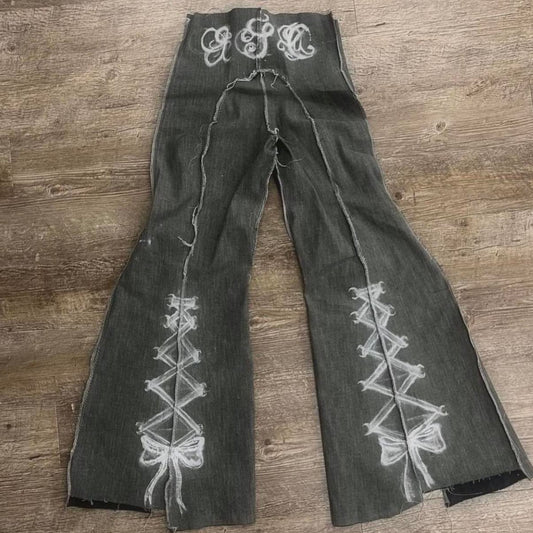 corset+bow GSC jeans